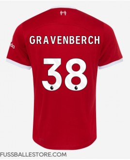 Günstige Liverpool Ryan Gravenberch #38 Heimtrikot 2023-24 Kurzarm